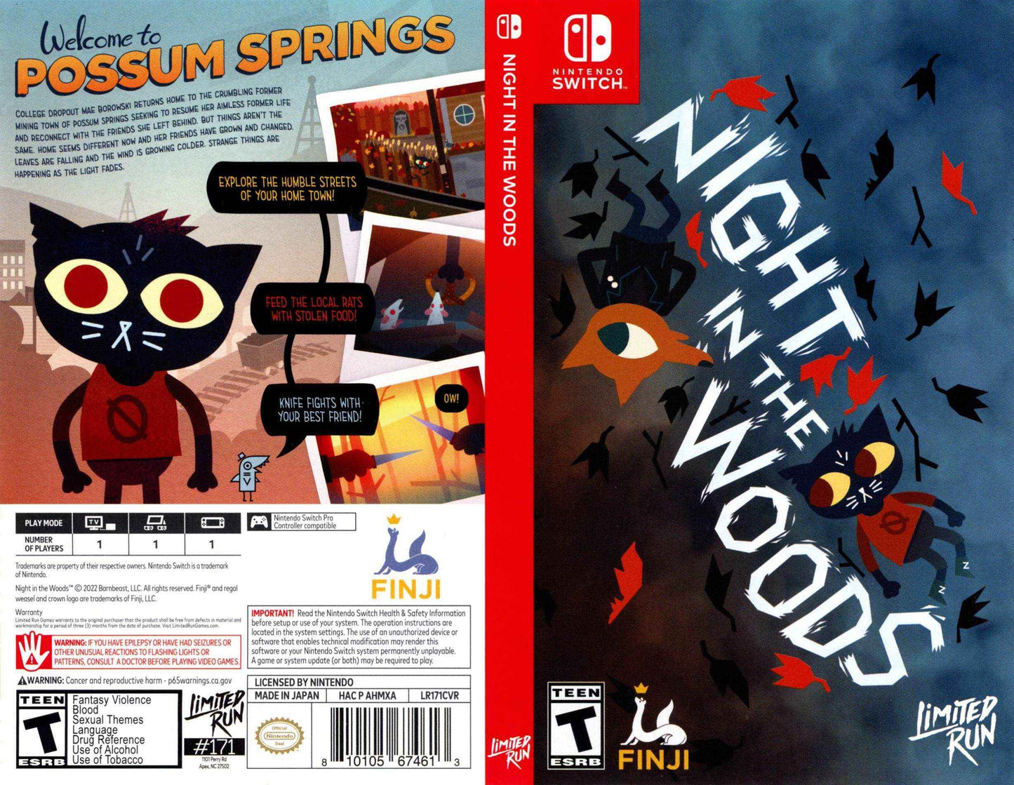 Night in the Woods Cover Art - WOI Solutions