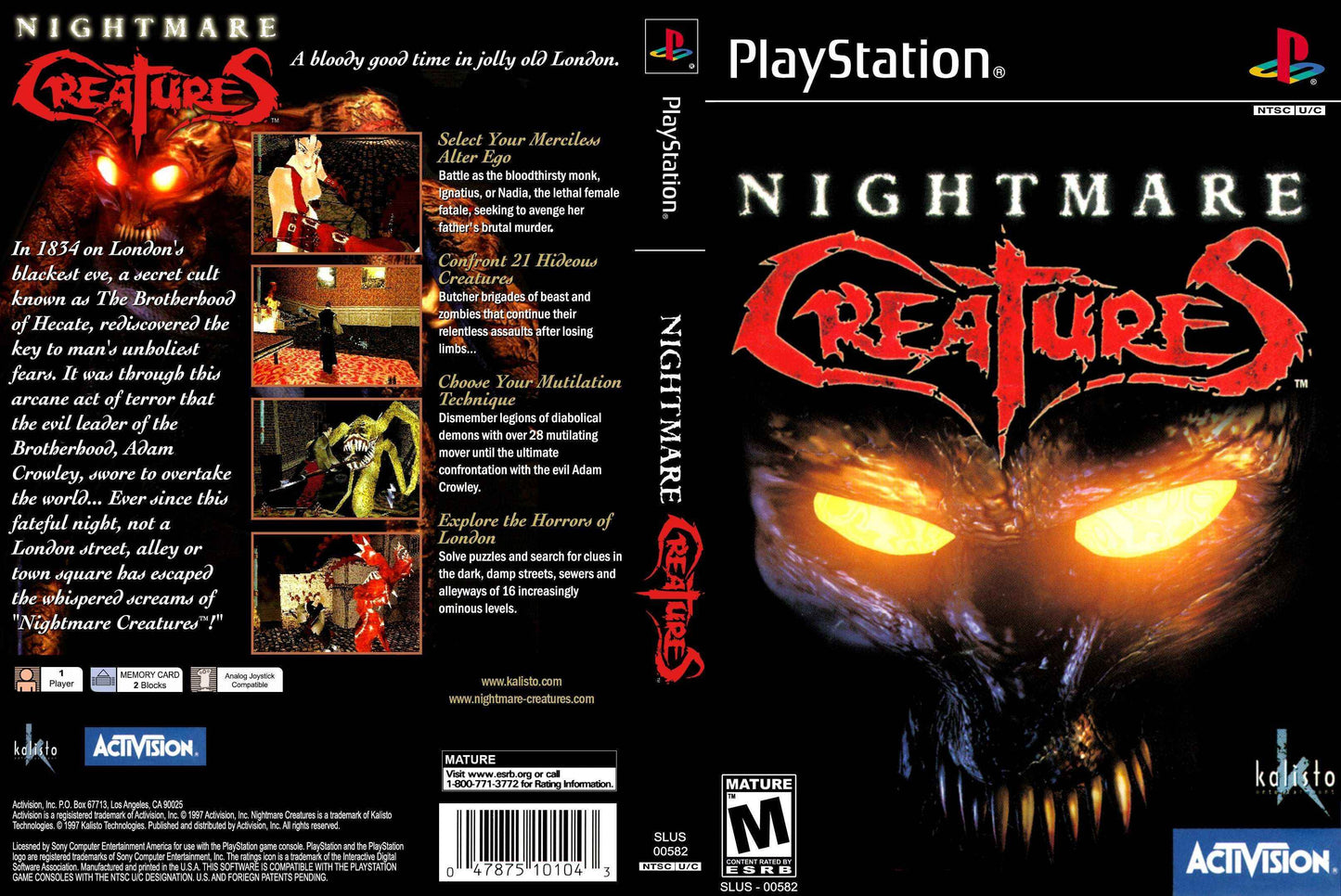 Nightmare Creatures Cover Art - WOI Solutions