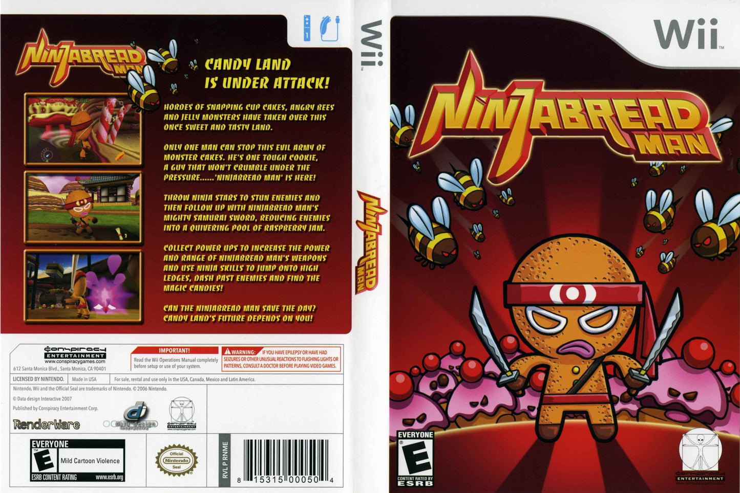 Ninjabread Man Cover Art - WOI Solutions