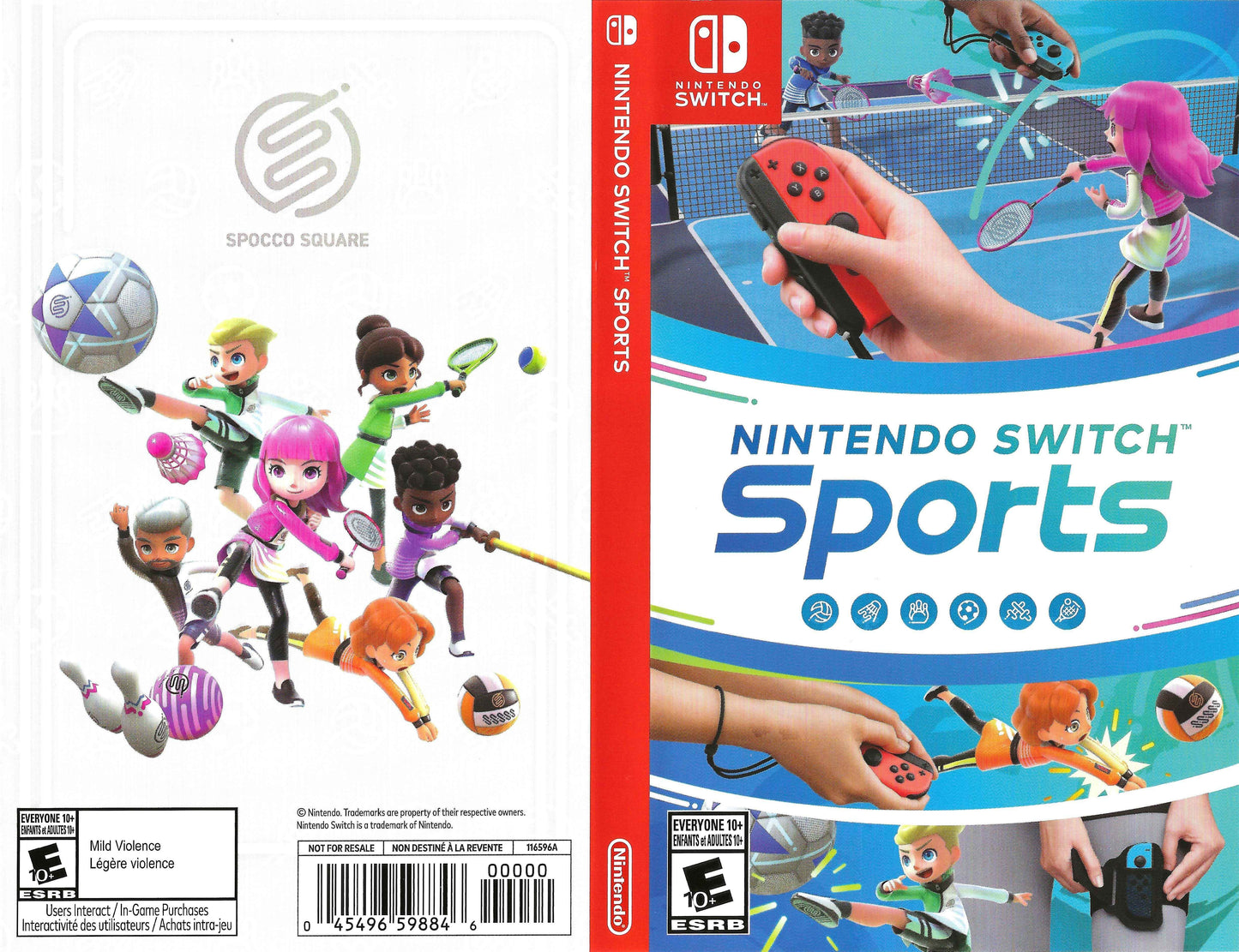 Nintendo Switch Sports Cover Art - WOI Solutions