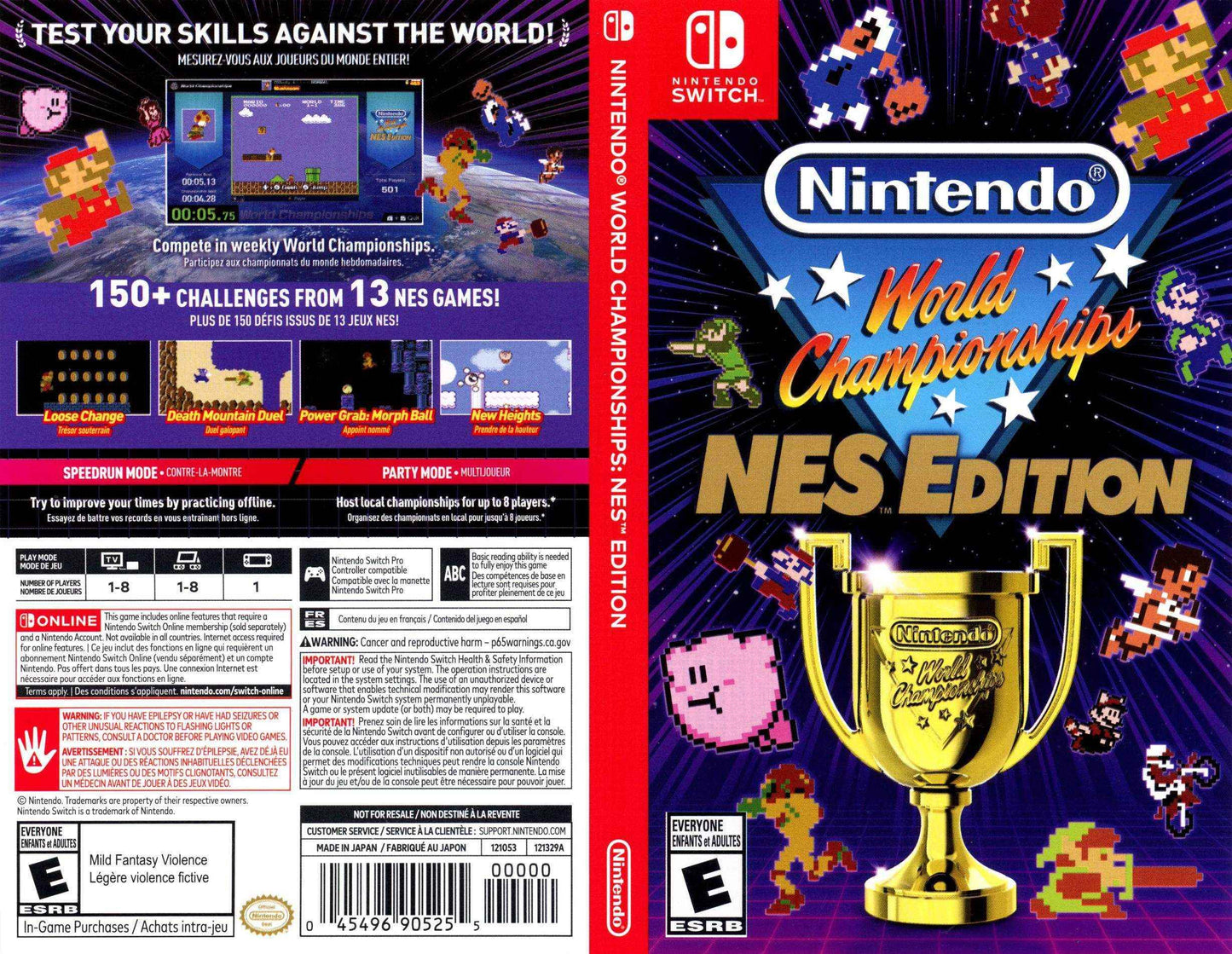 Nintendo World Champtionships NES Edition Cover Art - WOI Solutions