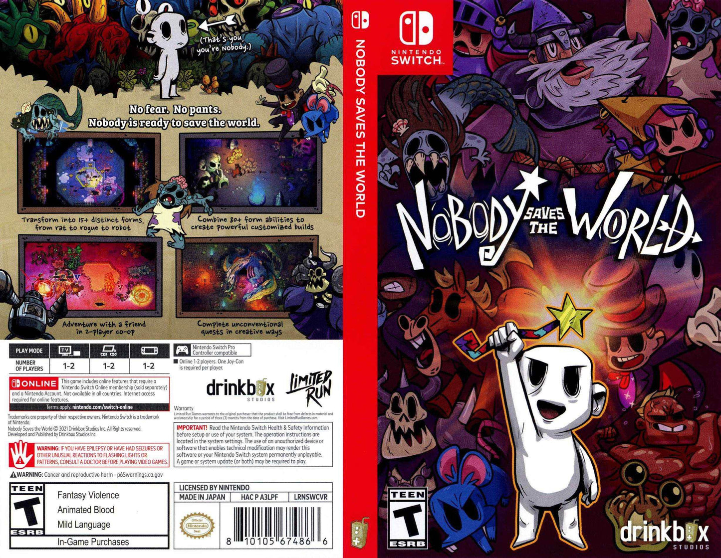 Nobody Saves the World Cover Art - WOI Solutions