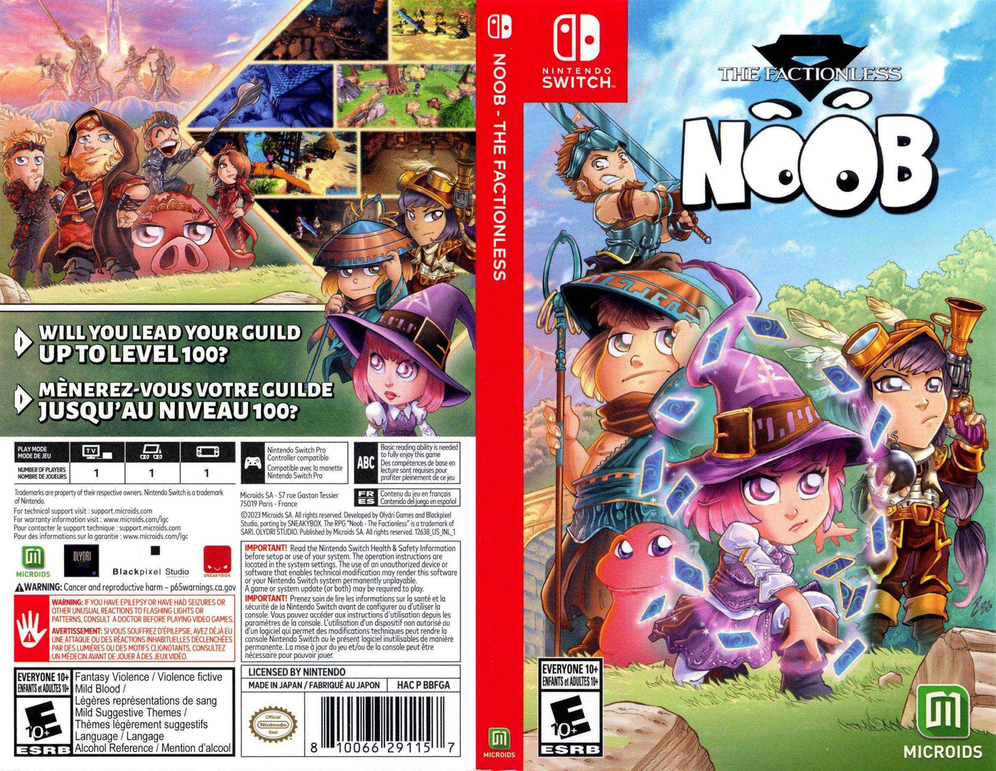 Noob The Factionless Cover Art - WOI Solutions