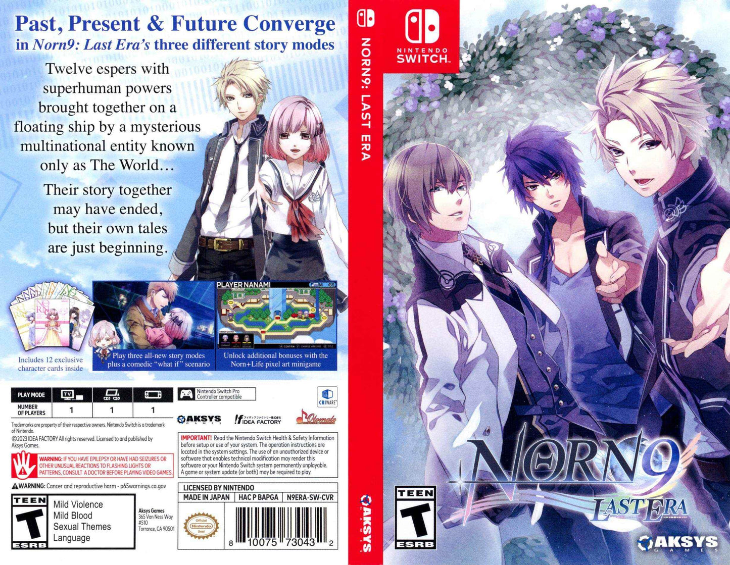 Norn9 Last Era Cover Art - WOI Solutions
