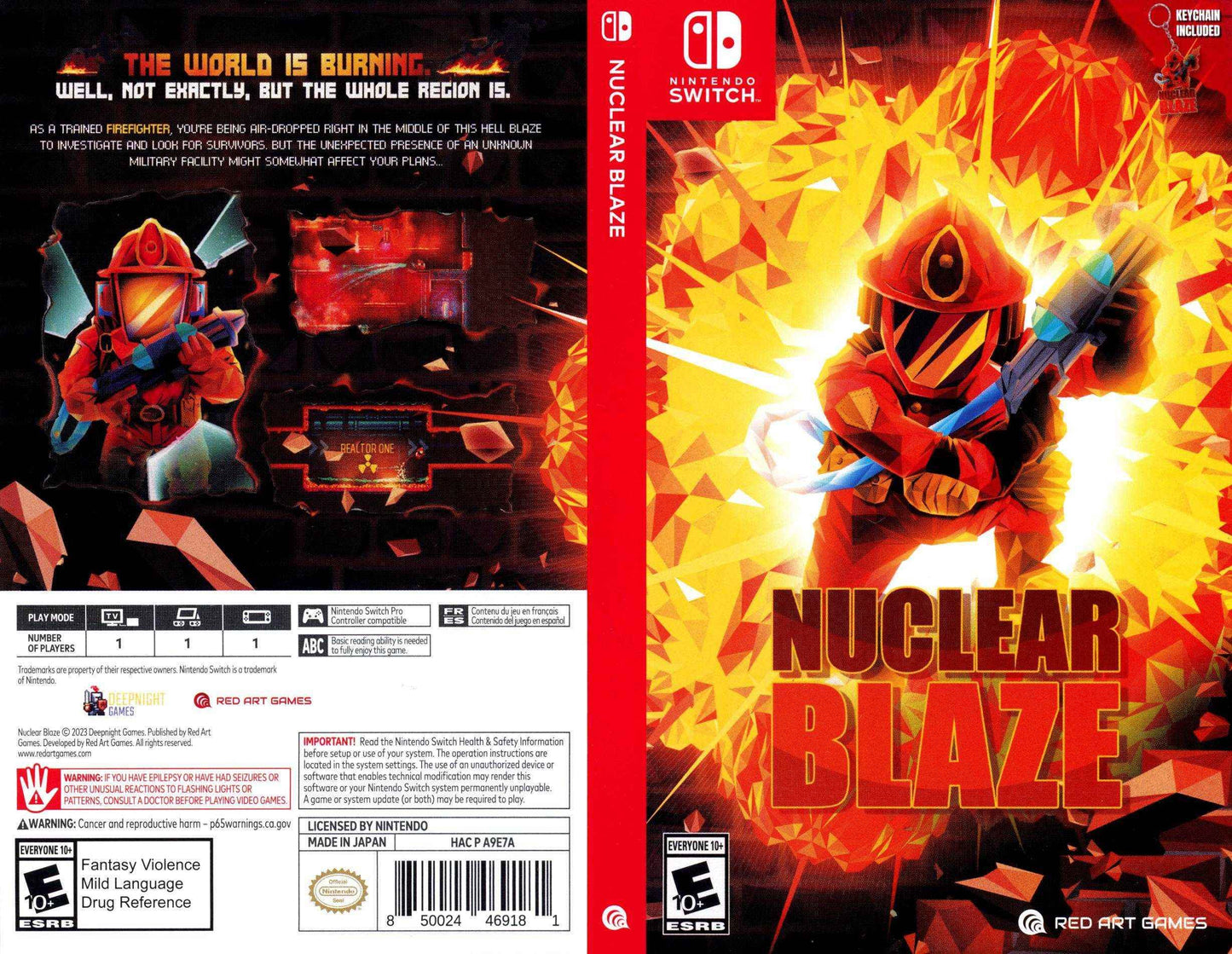 Nuclear Blaze Cover Art - WOI Solutions