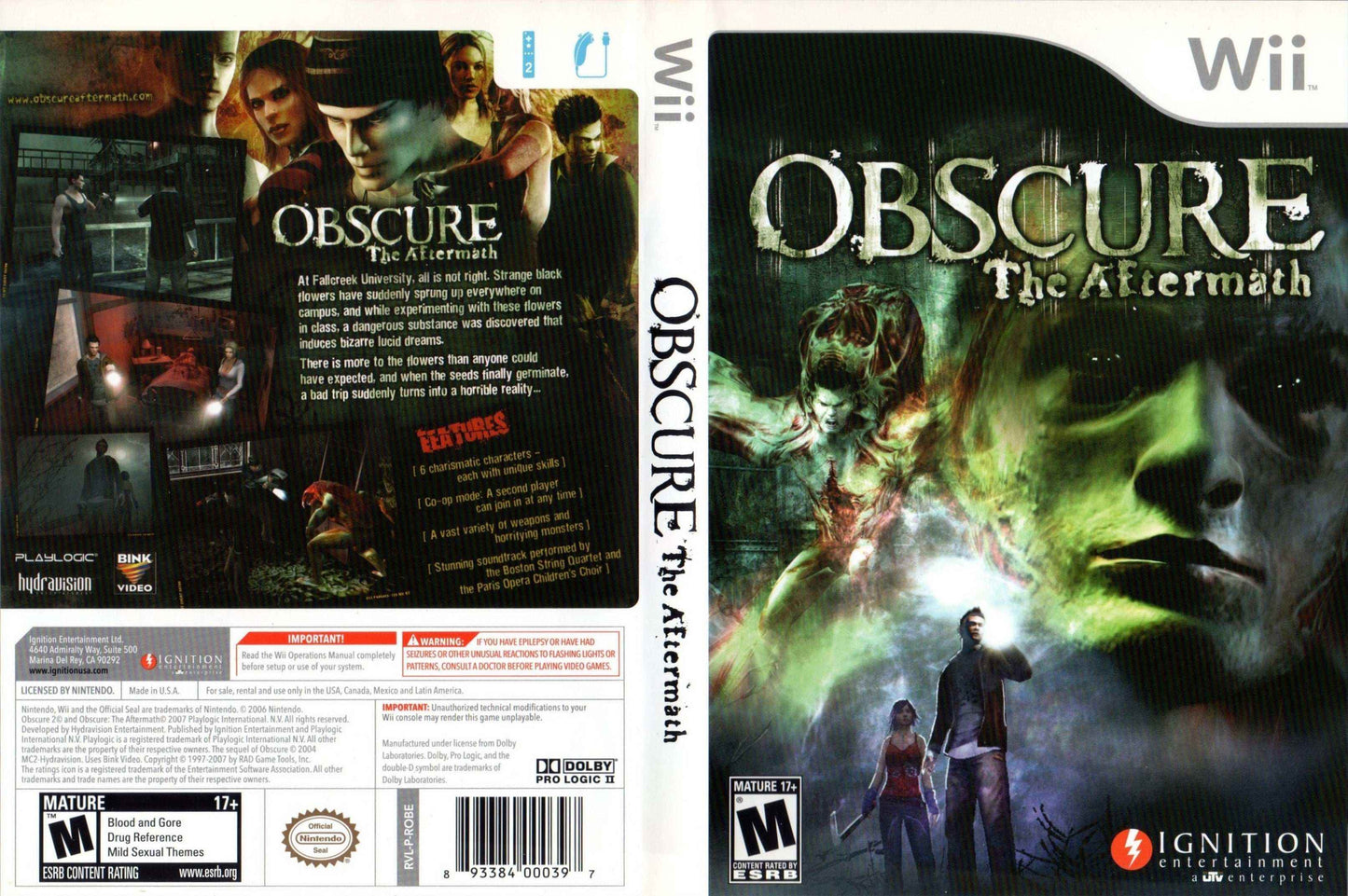 ObsCure The Aftermath Cover Art - WOI Solutions