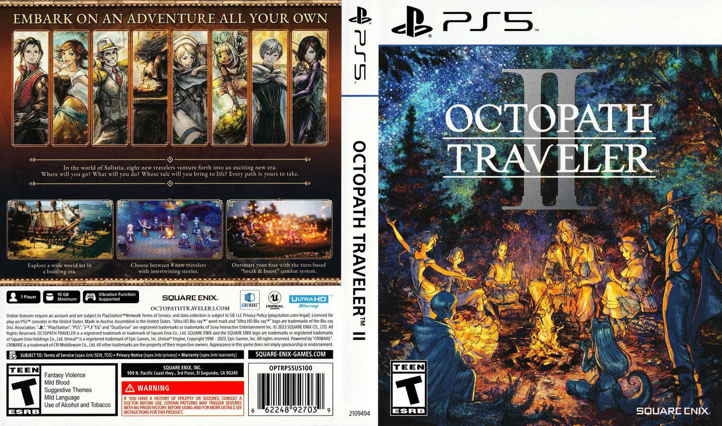 Octopath Traveler II Cover Art - WOI Solutions