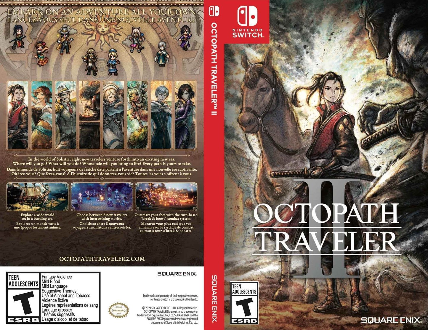 Octopath Traveler II Cover Art - WOI Solutions