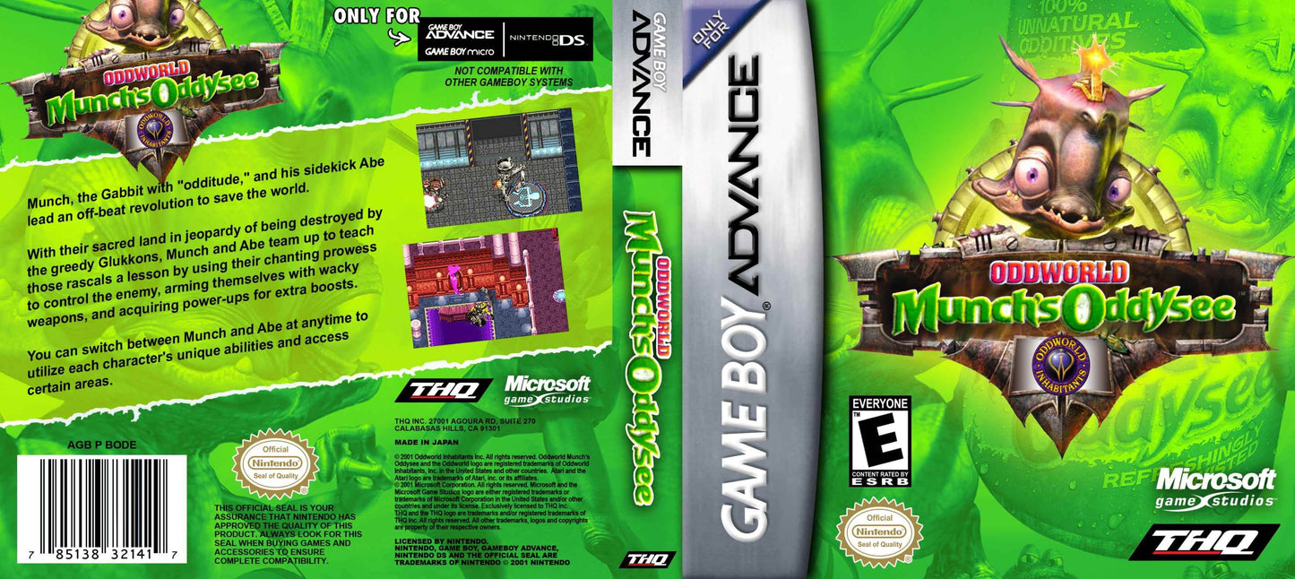Oddworld Munch's Oddysee Cover Art - WOI Solutions