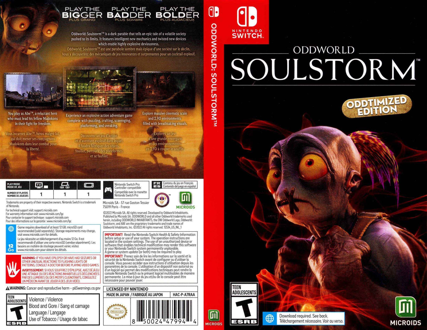 Oddworld Soulstorm Cover Art - WOI Solutions