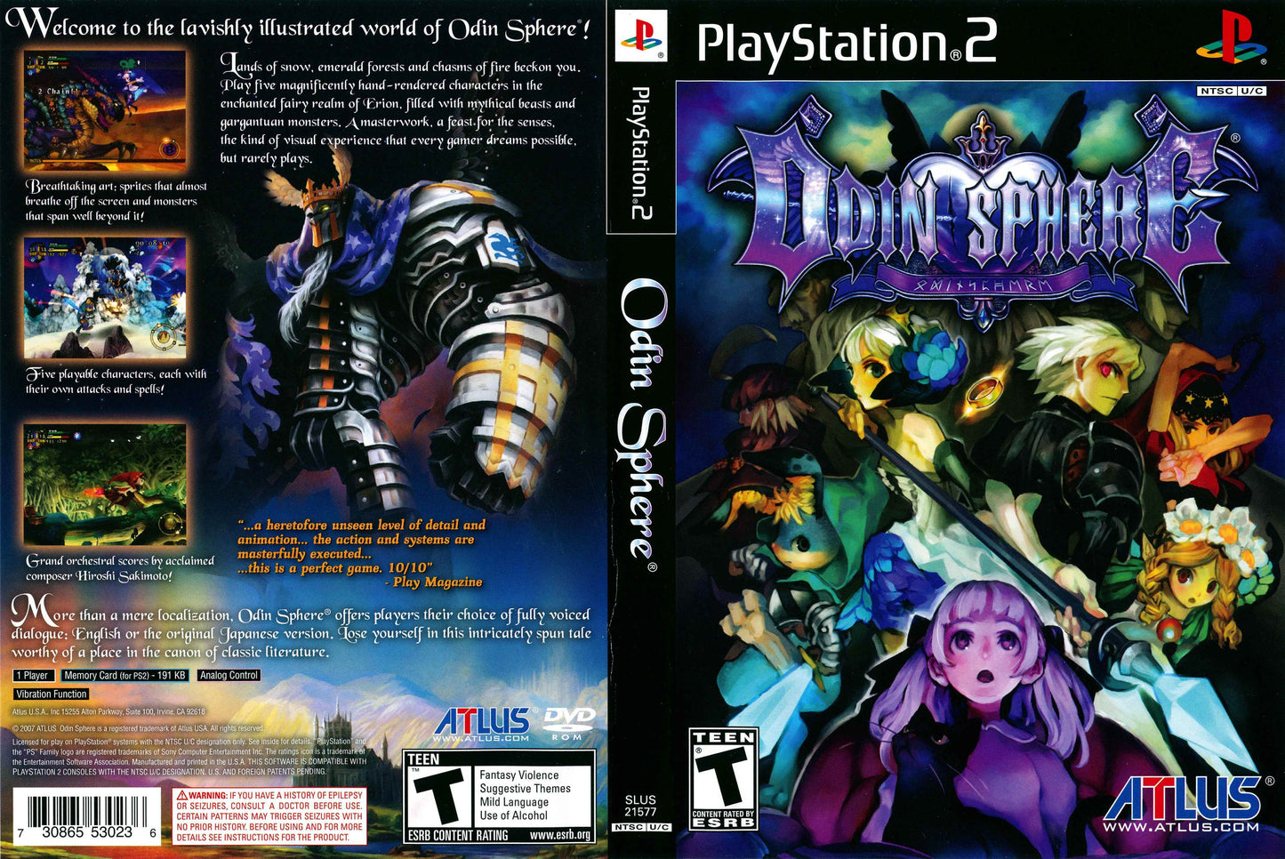 Odin Sphere Cover Art - WOI Solutions