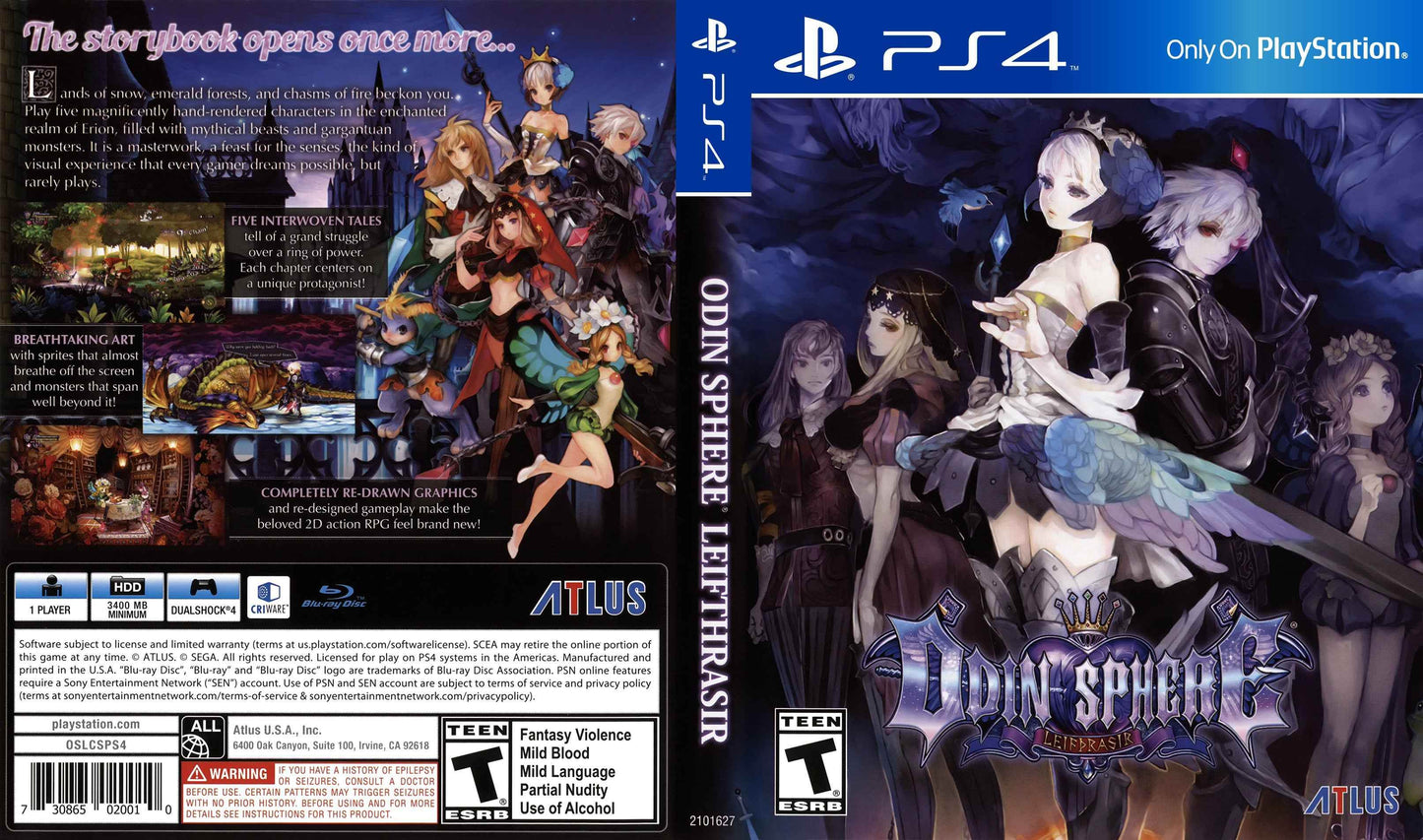 Odin Sphere Leifthrasir Cover Art - WOI Solutions
