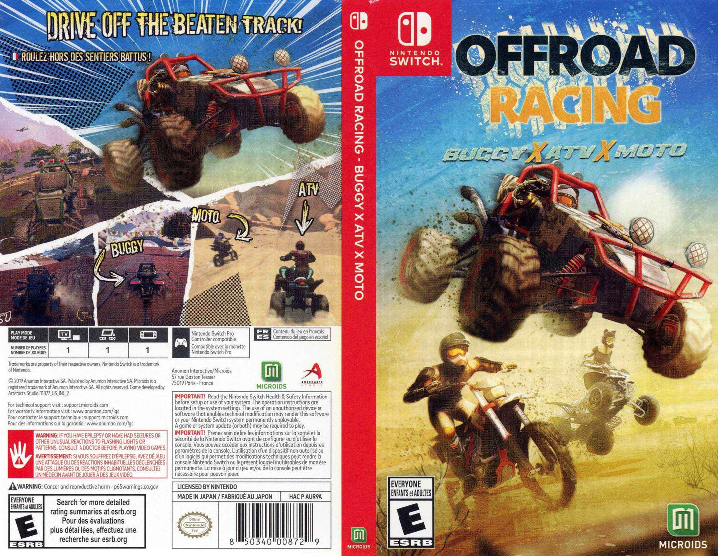 Offroad Racing - Buggy X ATV X Moto Cover Art - WOI Solutions