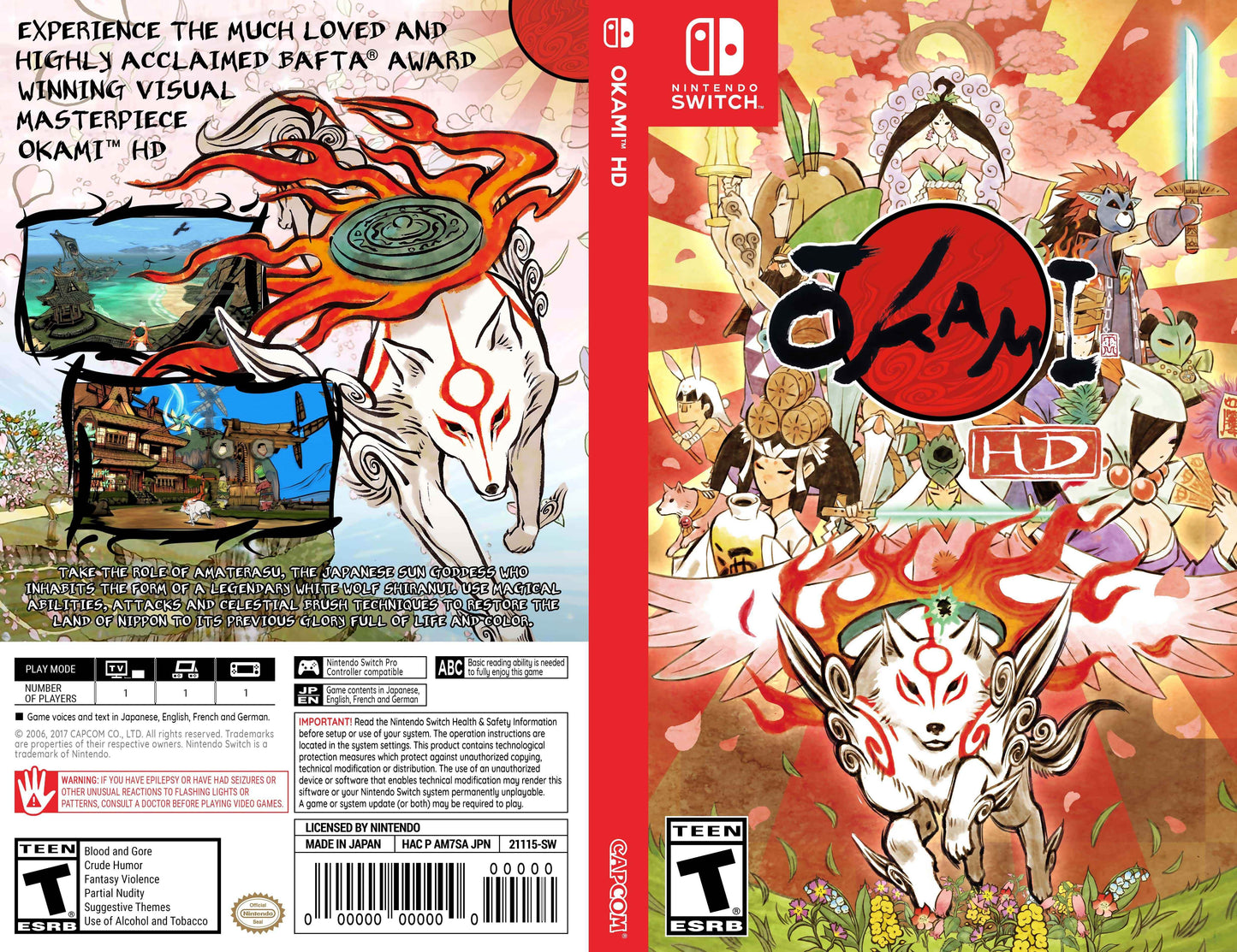 Okami HD Cover Art - WOI Solutions