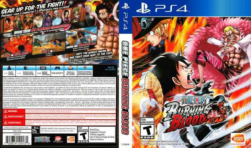 One Piece Burning Blood Cover Art - WOI Solutions