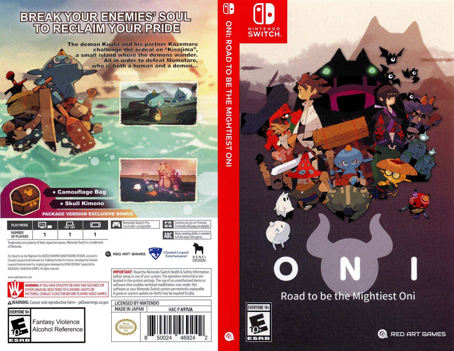Oni Road to Be The Mightiest Oni Cover Art - WOI Solutions