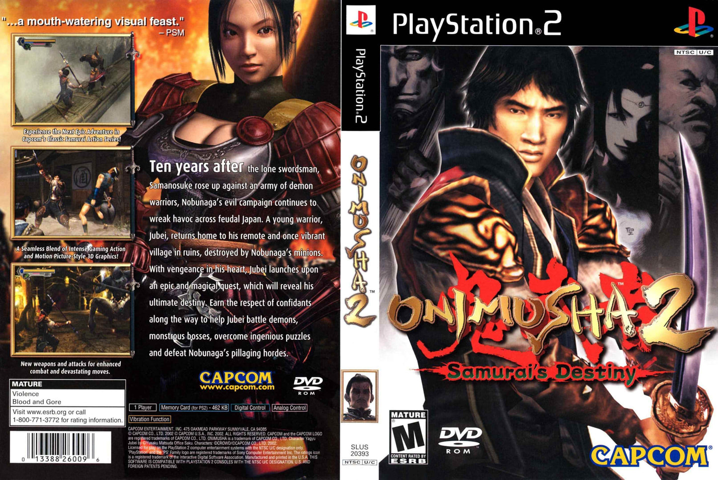 Onimusha 2 Samurai's Destiny Cover Art - WOI Solutions