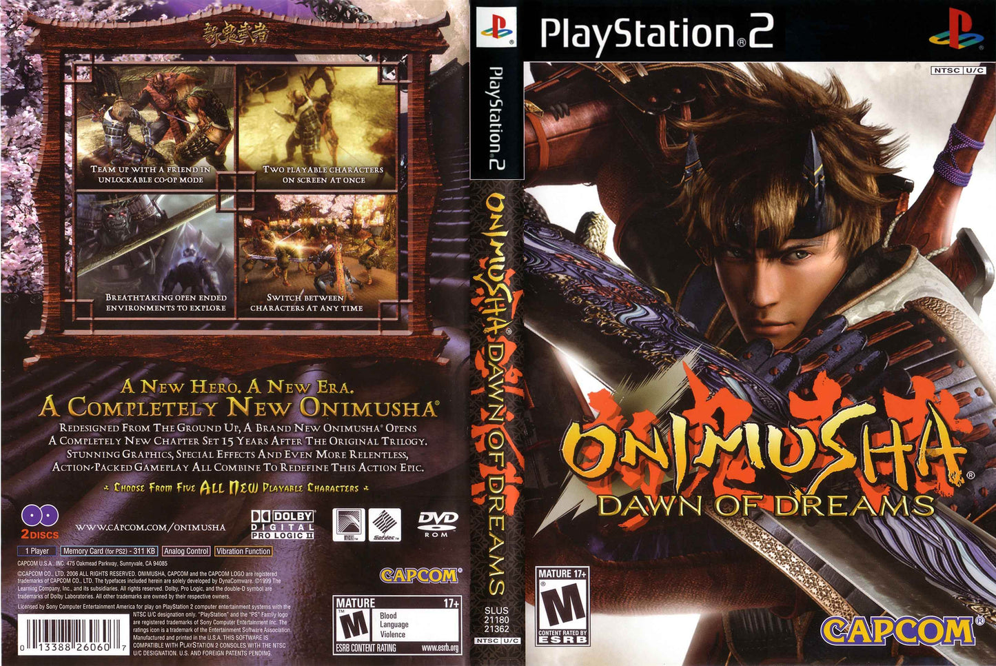 Onimusha Dawn Of Dreams Cover Art - WOI Solutions