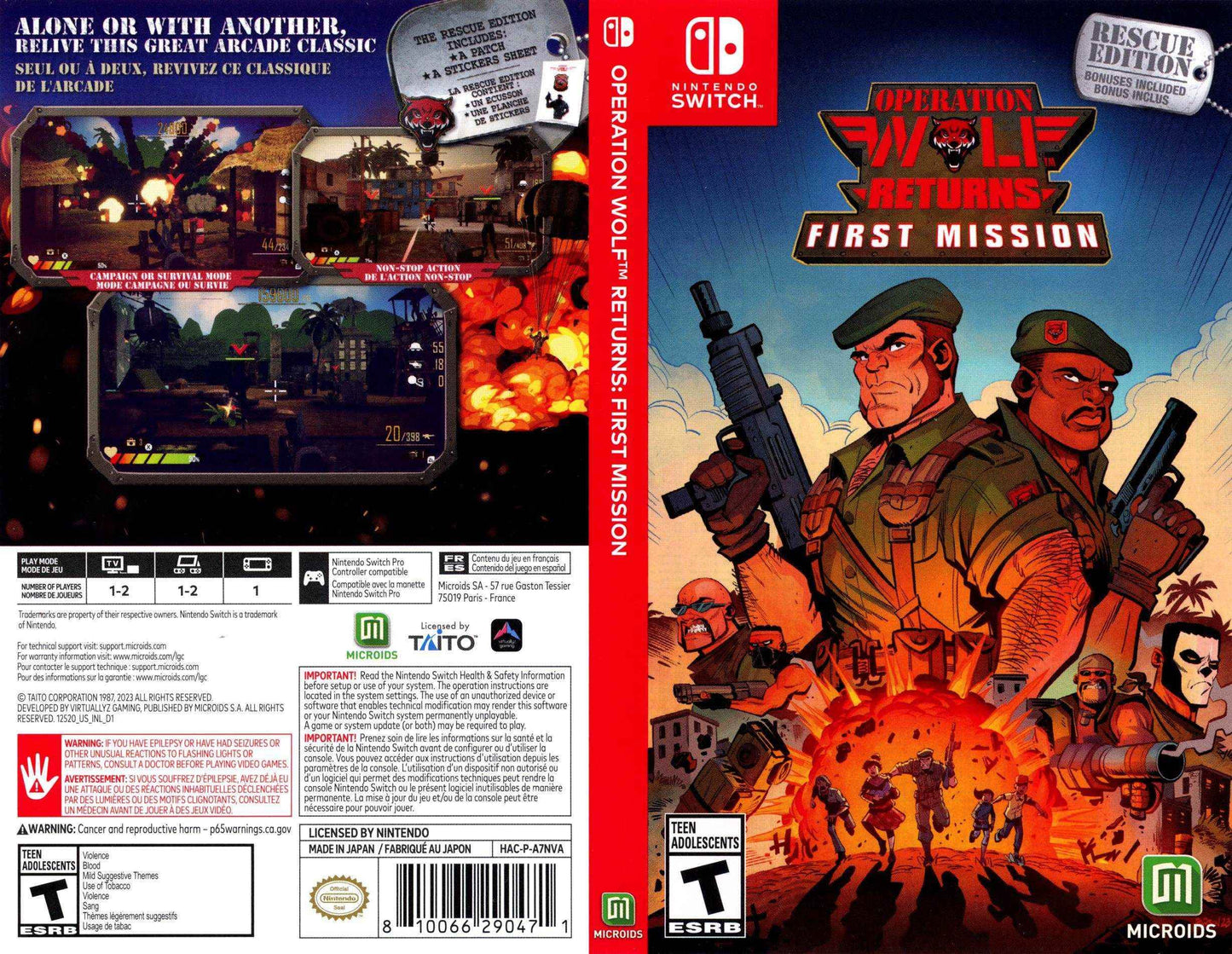 Operation Wolf Returns First Mission Cover Art - WOI Solutions