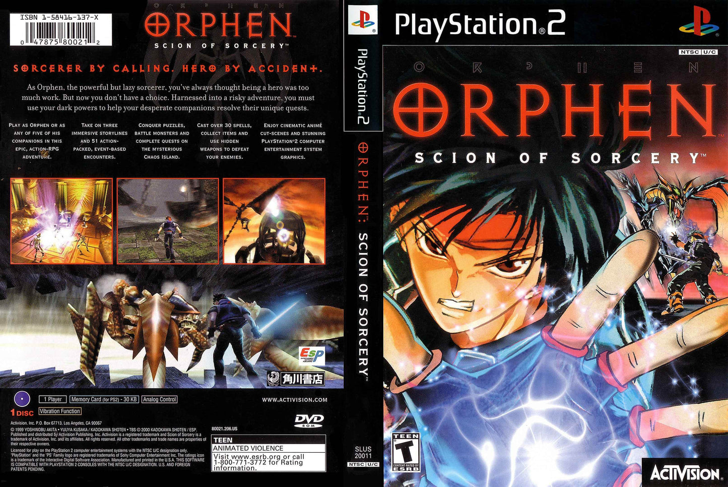 Orphen Scion Of Sorcery Cover Art - WOI Solutions