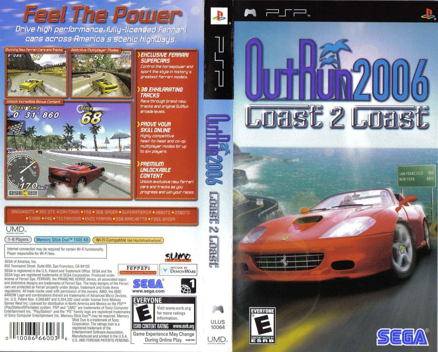 OutRun 2006 Coast 2 Coast Cover Art - WOI Solutions