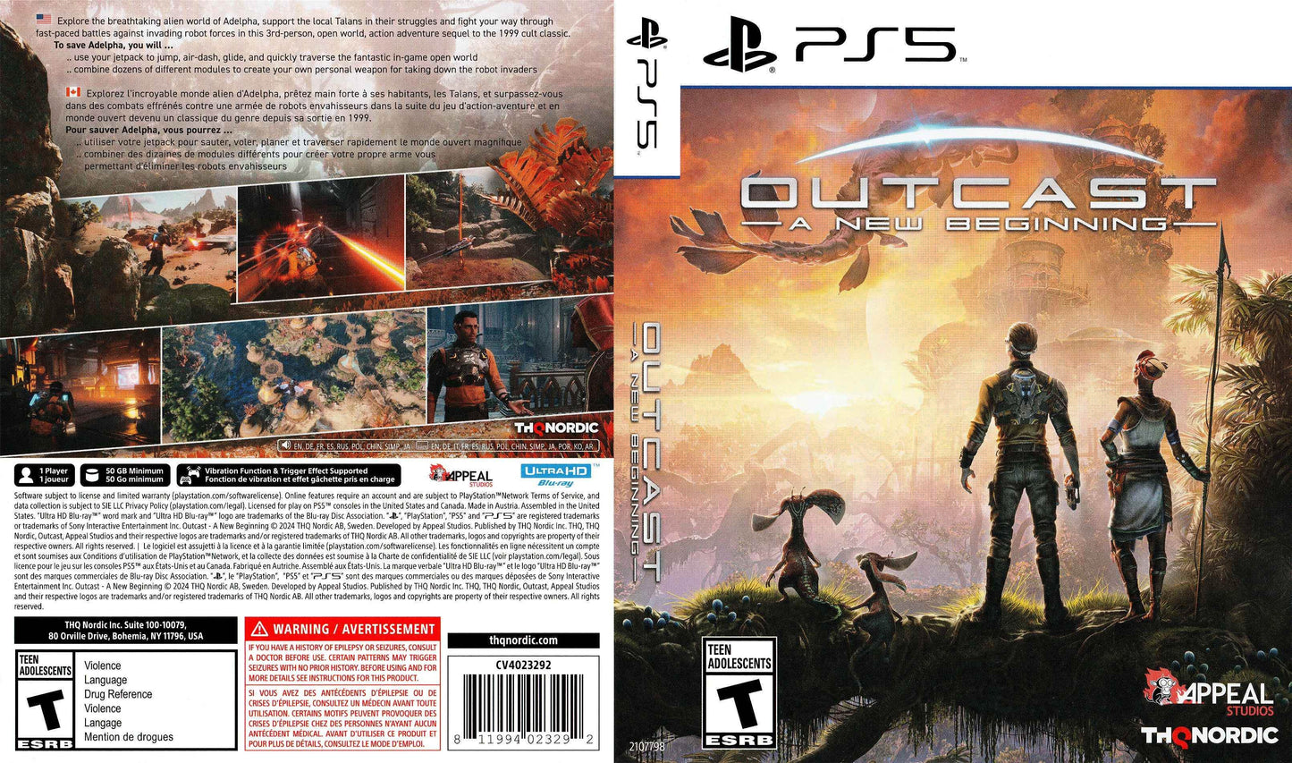 Outcast A New Beginning Cover Art - WOI Solutions