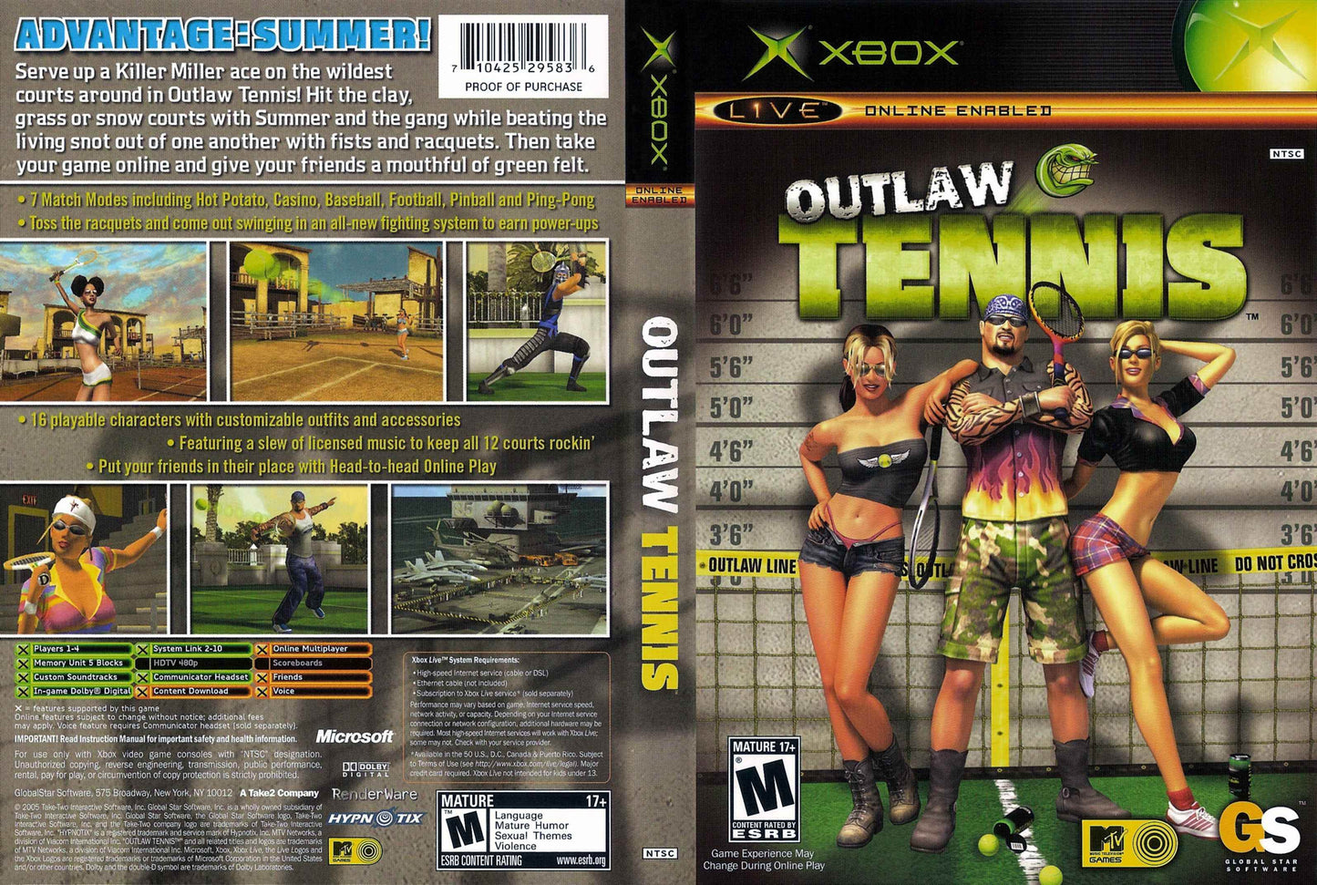 Outlaw Tennis Cover Art - WOI Solutions