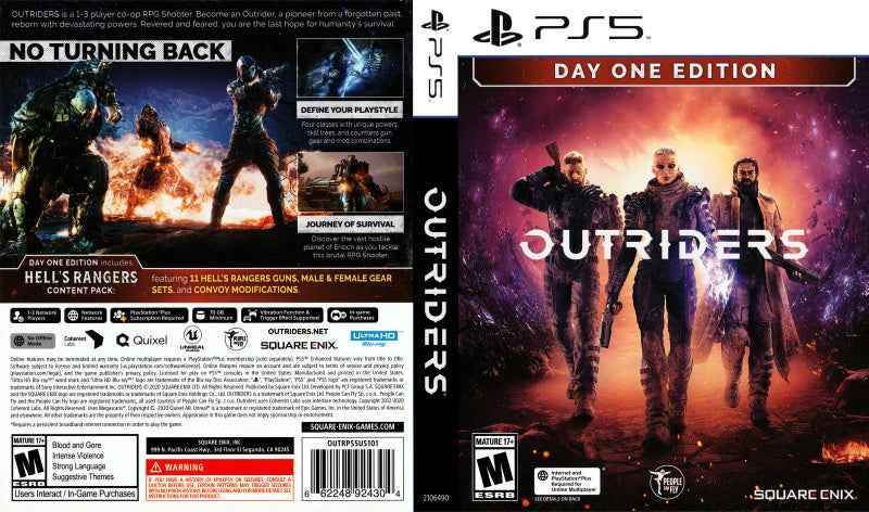 Outriders Cover Art - WOI Solutions