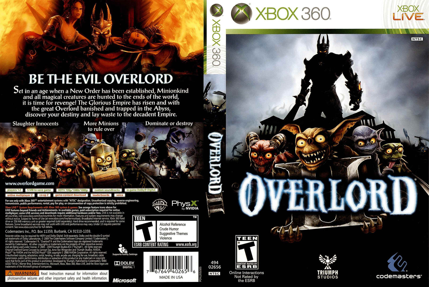 Overlord II Cover Art - WOI Solutions
