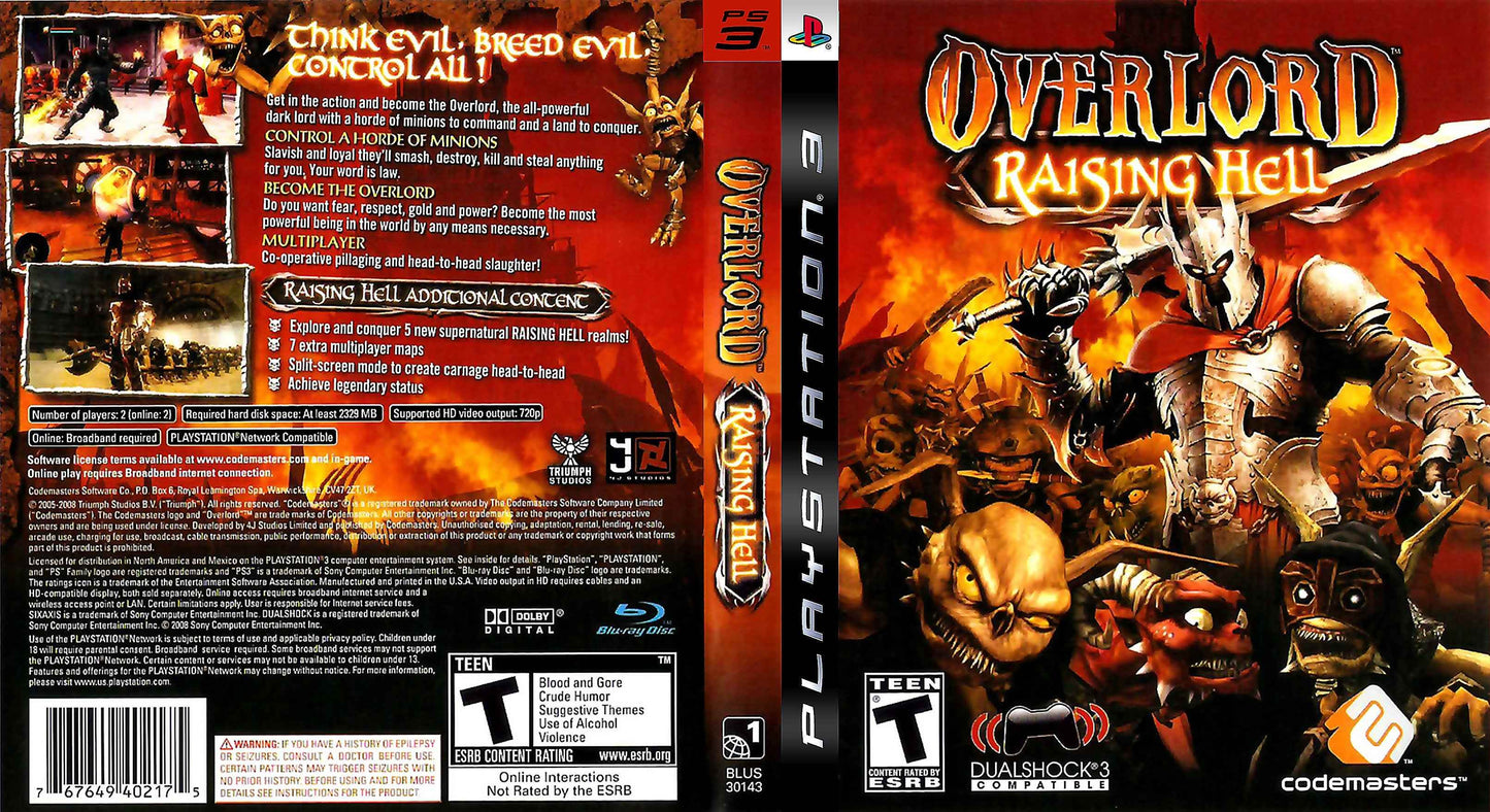 Overlord Raising Hell Cover Art - WOI Solutions