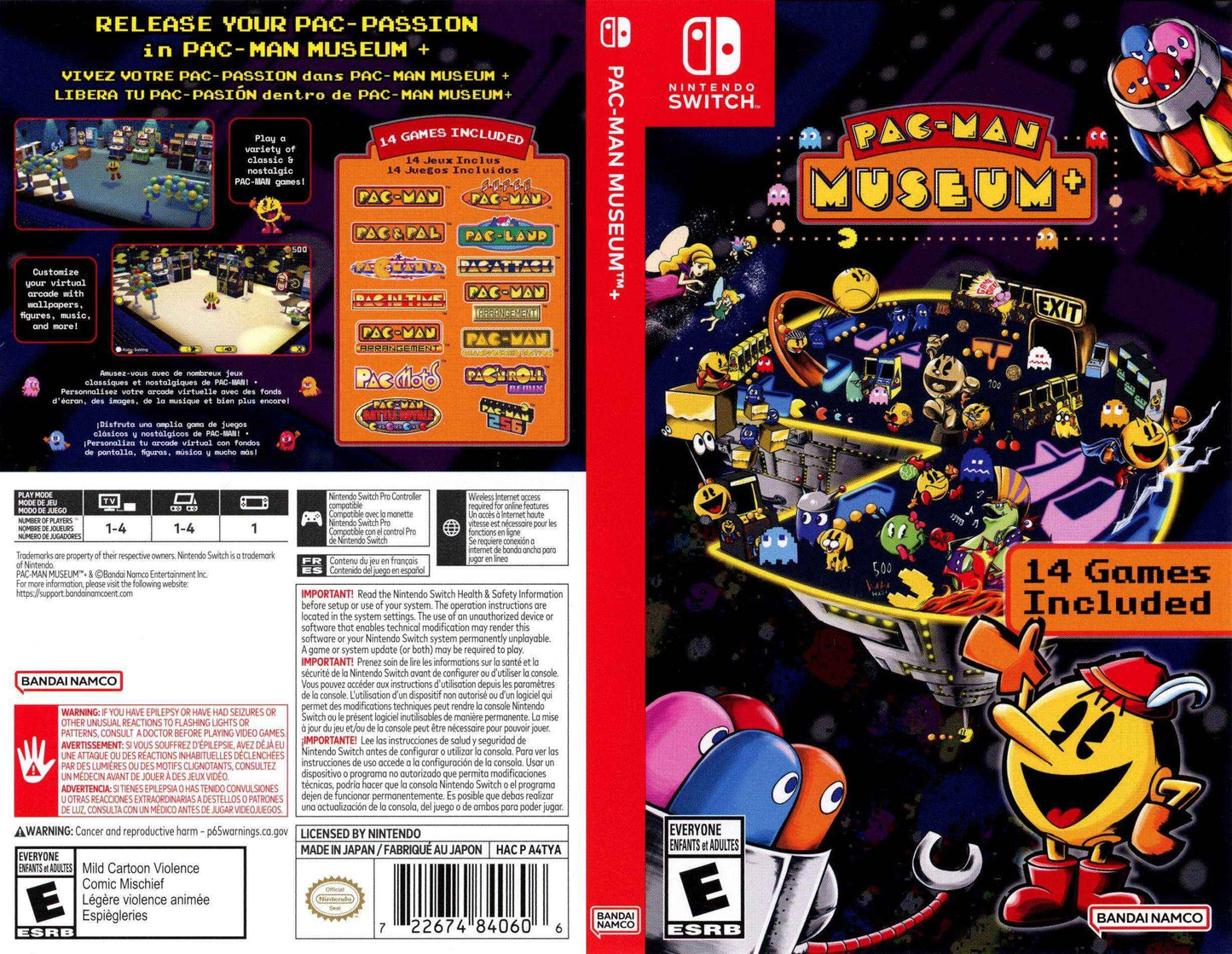 Pac-Man Museum Cover Art - WOI Solutions