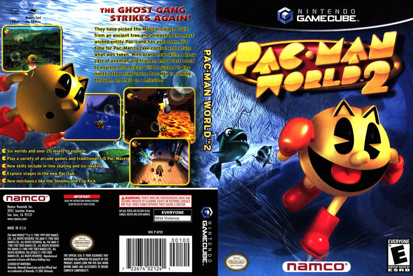 Pac-Man World 2 Cover Art - WOI Solutions