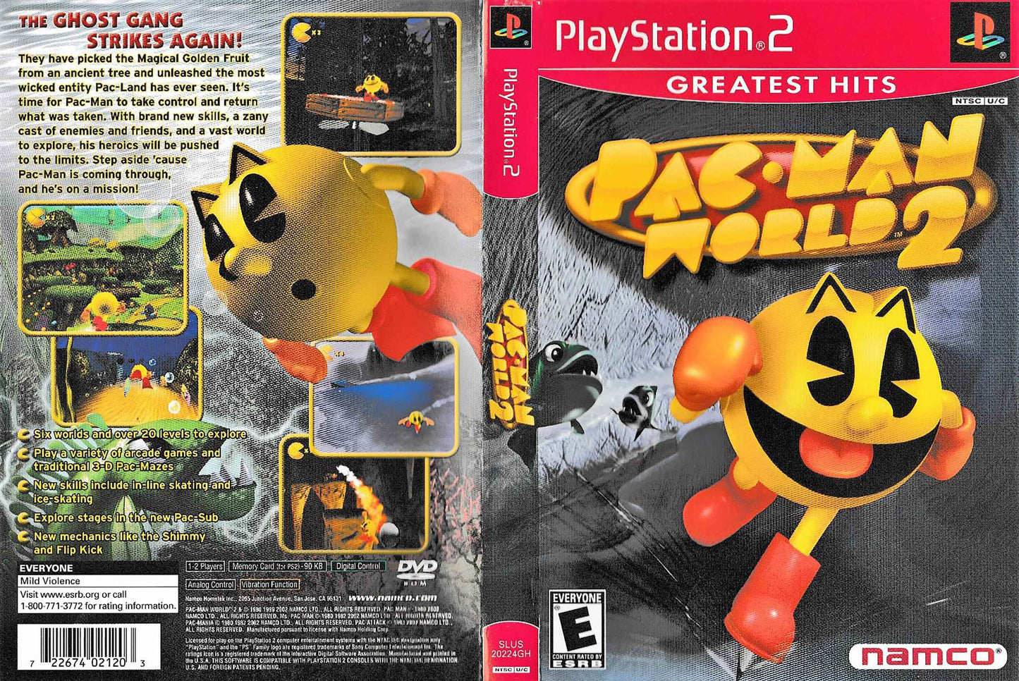 Pac-Man World 2 Cover Art - WOI Solutions