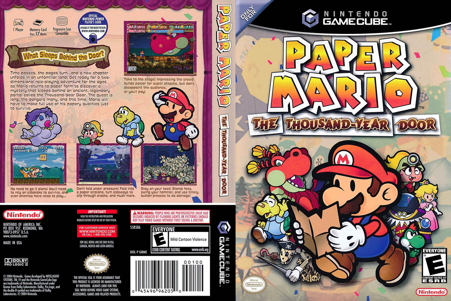 Paper Mario The Thousand-Year Door Cover Art - WOI Solutions