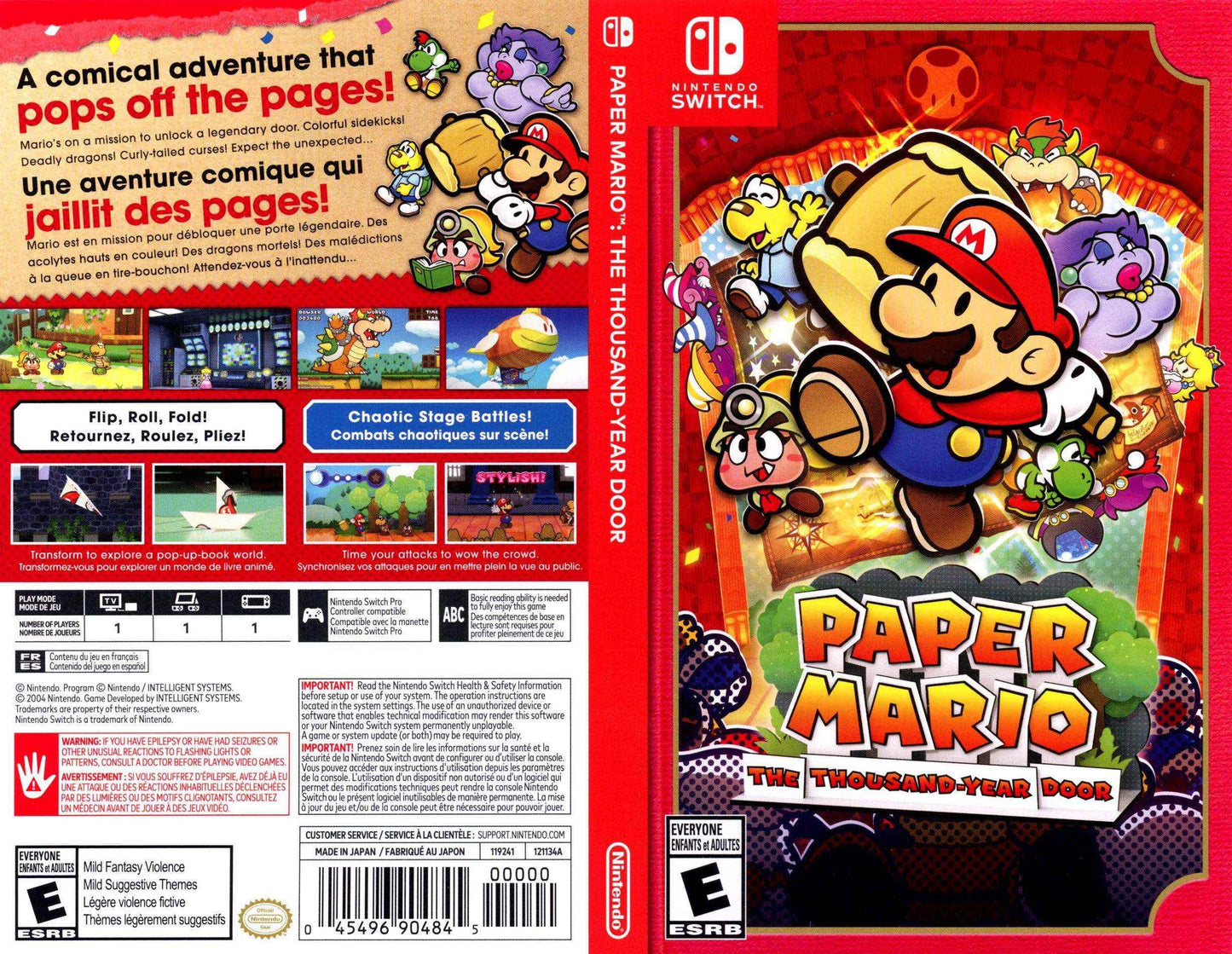 Paper Mario The Thousand Year Door Cover Art - WOI Solutions