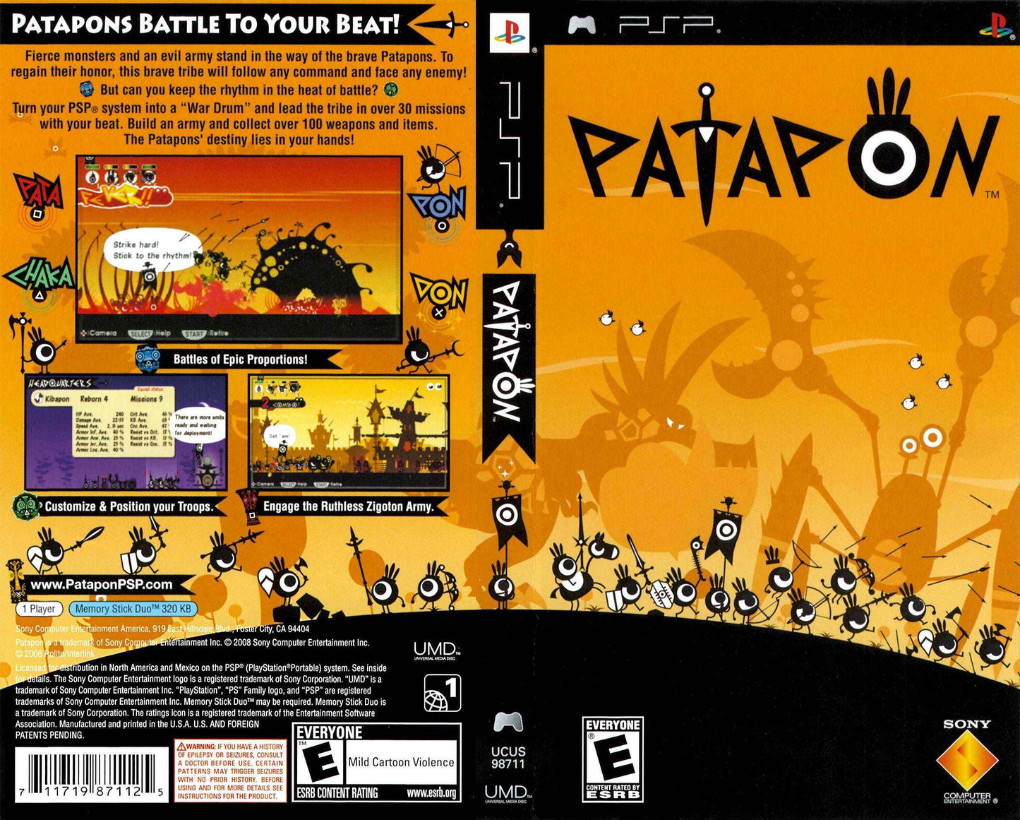 Patapon Cover Art - WOI Solutions