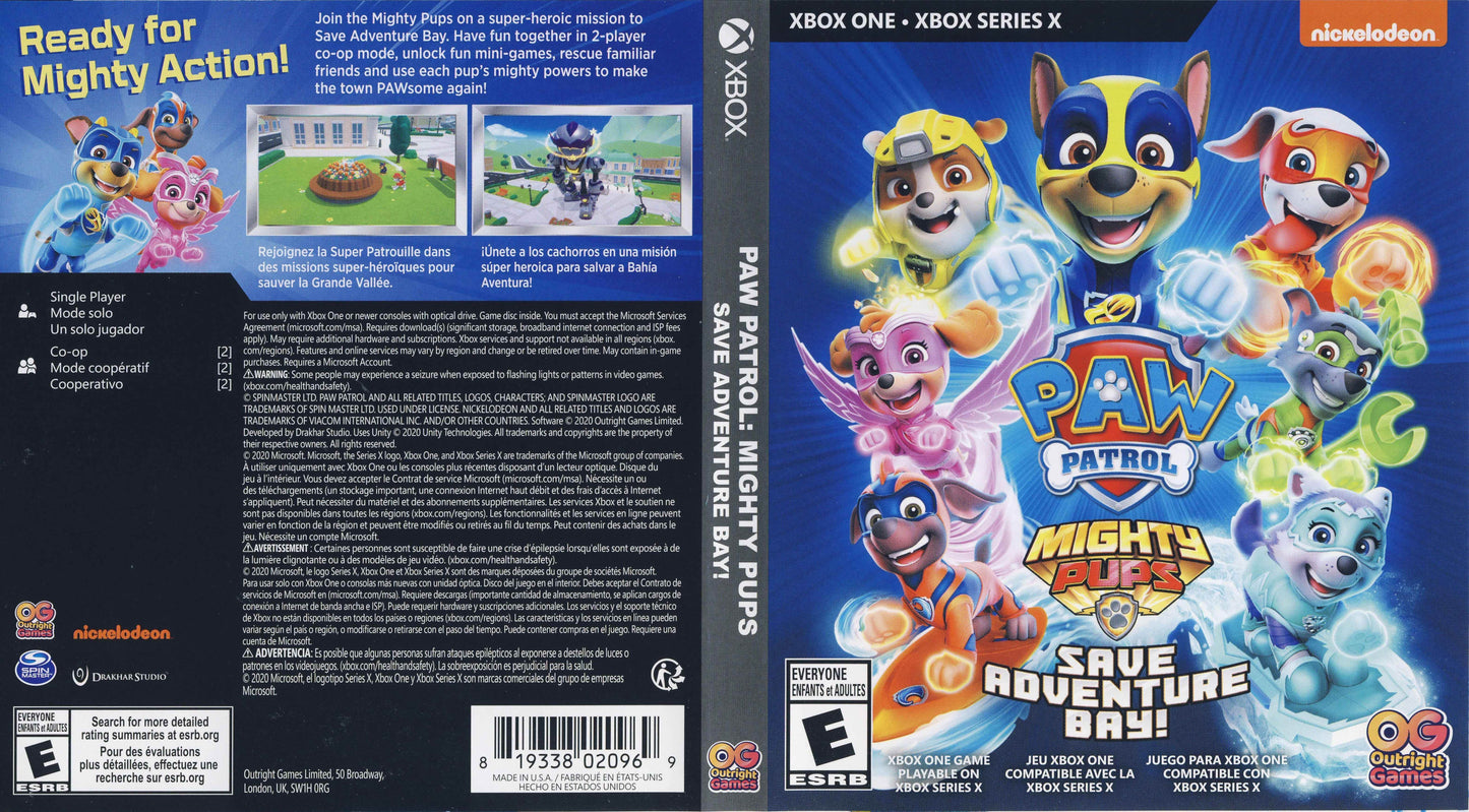 Paw Patrol Mighty Pups Save Adventure Bay Cover Art - WOI Solutions
