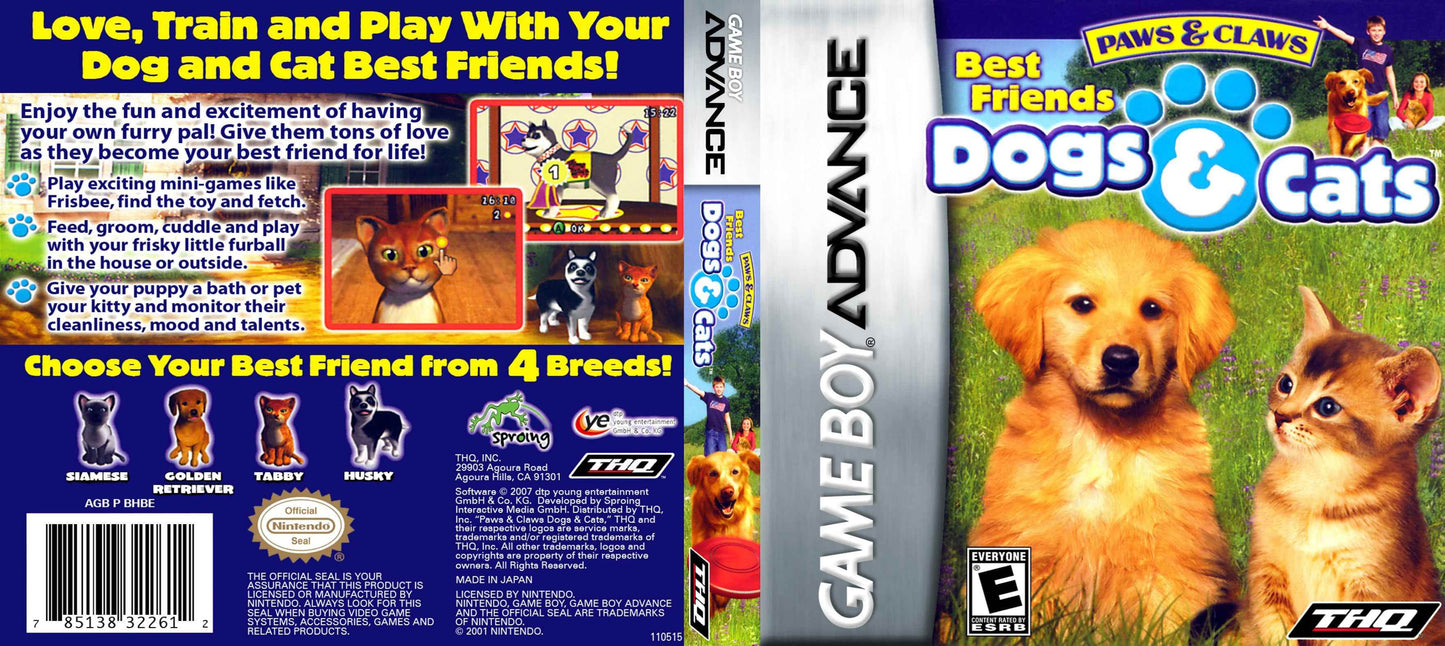 Paws and Claws Dogs and Cats Best Friends Cover Art - WOI Solutions