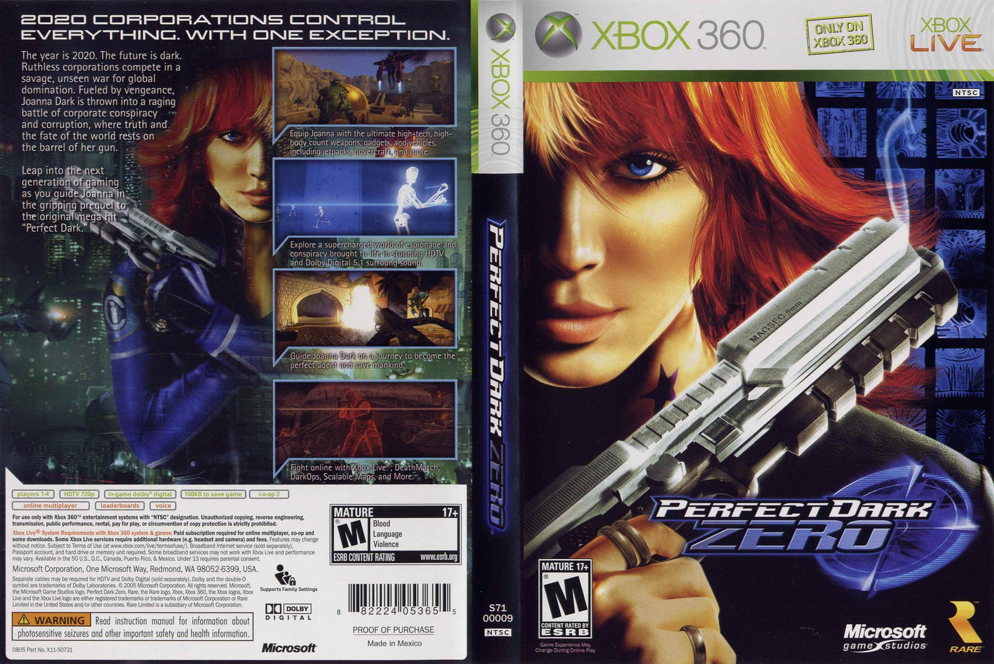 Perfect Dark Zero Cover Art - WOI Solutions