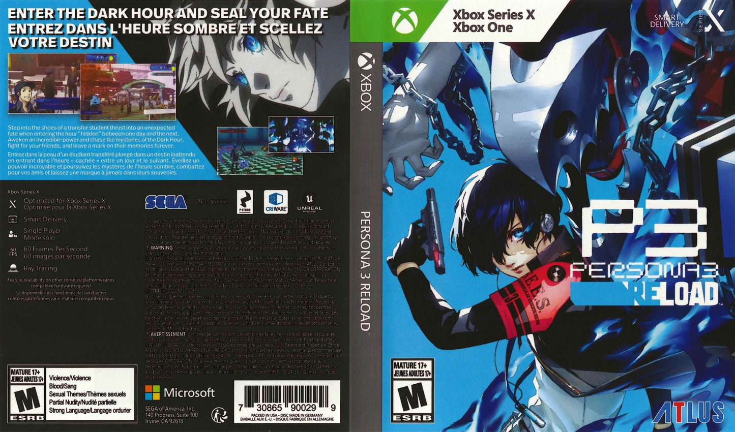 Persona 3 Reload Cover Art - WOI Solutions