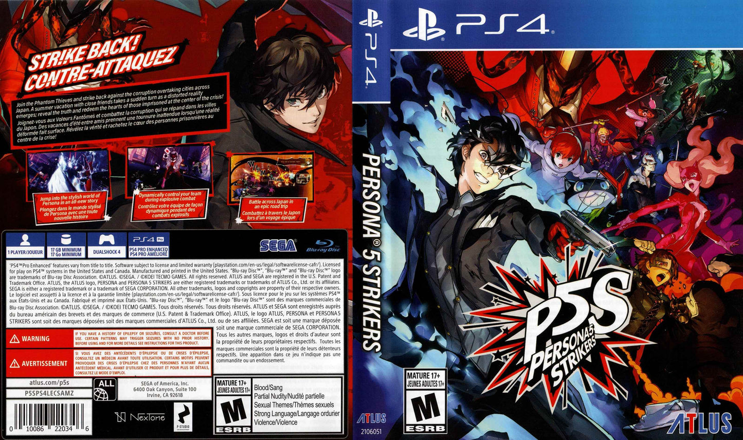 Persona 5 - Strikers Cover Art - WOI Solutions