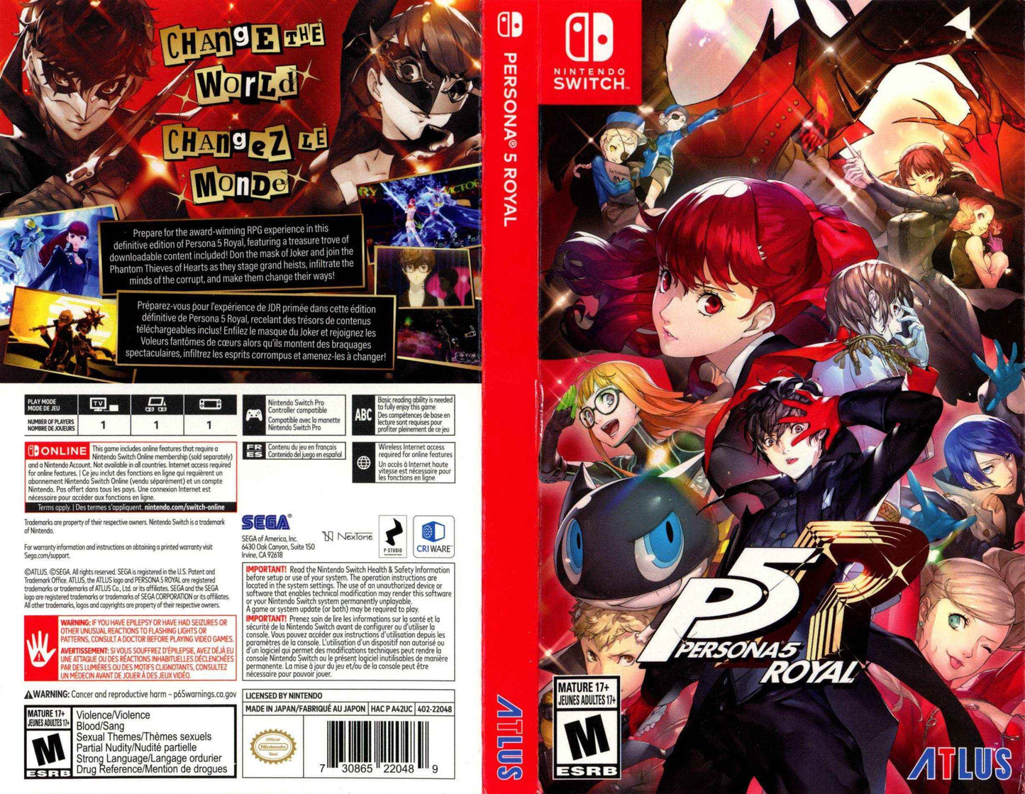 Persona 5 Royal Cover Art - WOI Solutions