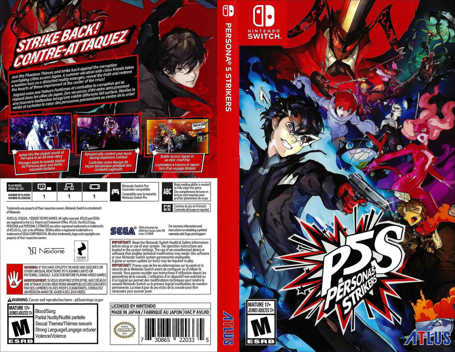 Persona 5 Strikers Cover Art - WOI Solutions