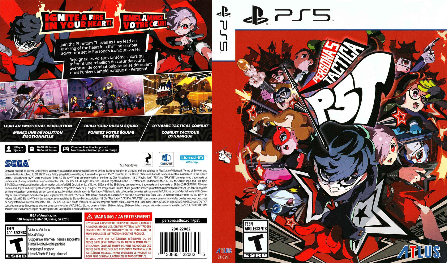 Persona 5 Tactica Cover Art - WOI Solutions