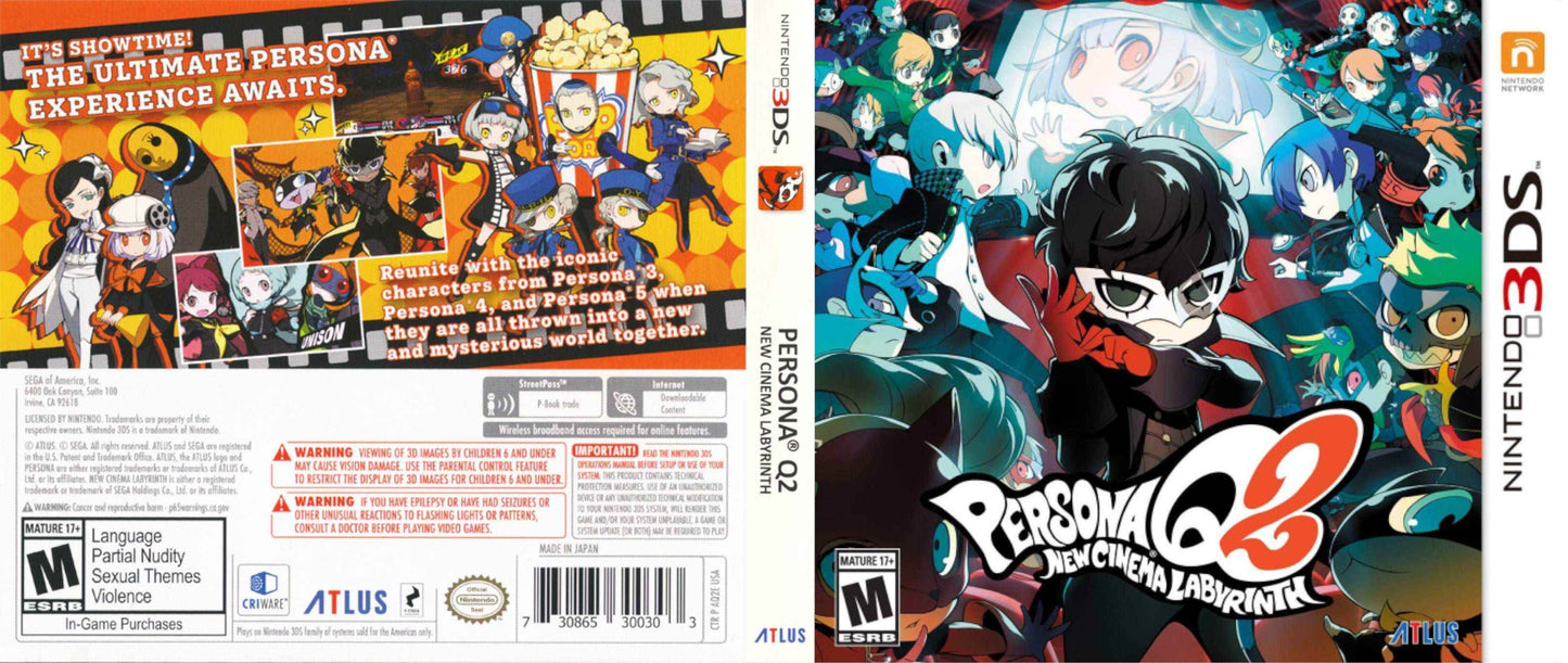 Persona Q2 New Cinema Labyrinth Cover Art - WOI Solutions