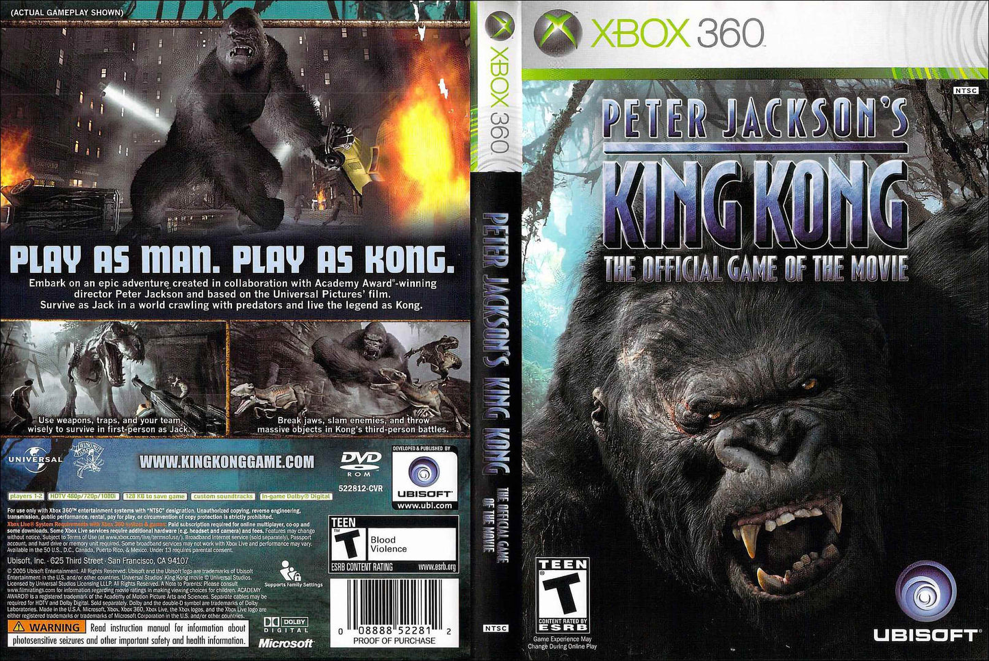 Peter Jackson's King Kong Cover Art - WOI Solutions