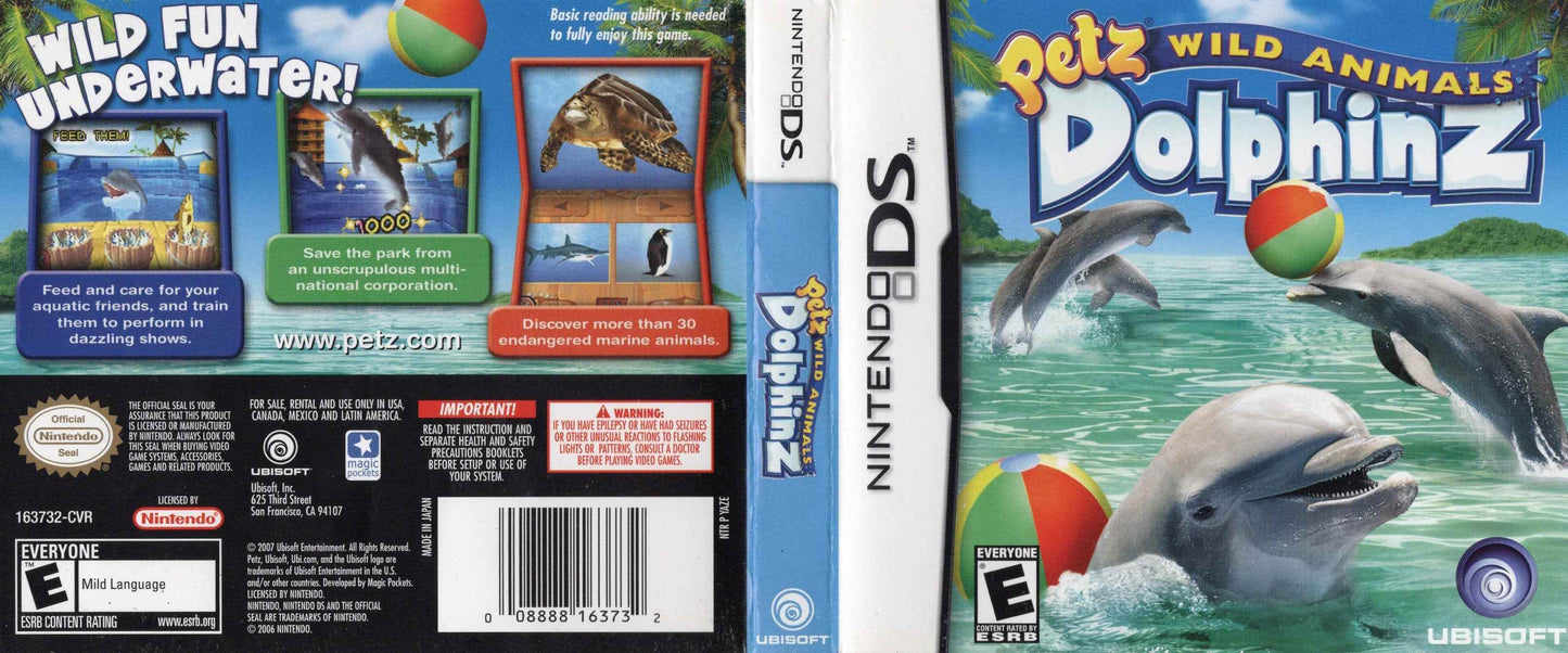 Petz Wild Animals Dolphinz Cover Art - WOI Solutions