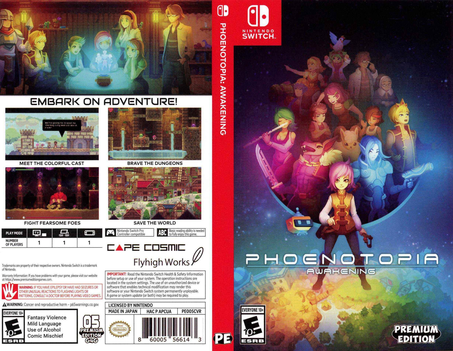 Phoenotopia Awakening Cover Art - WOI Solutions
