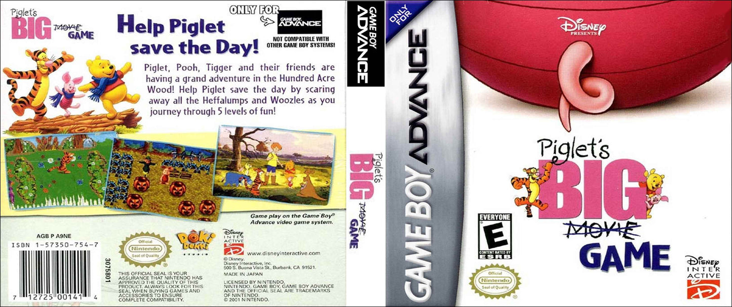 Piglet's Big Game Cover Art - WOI Solutions