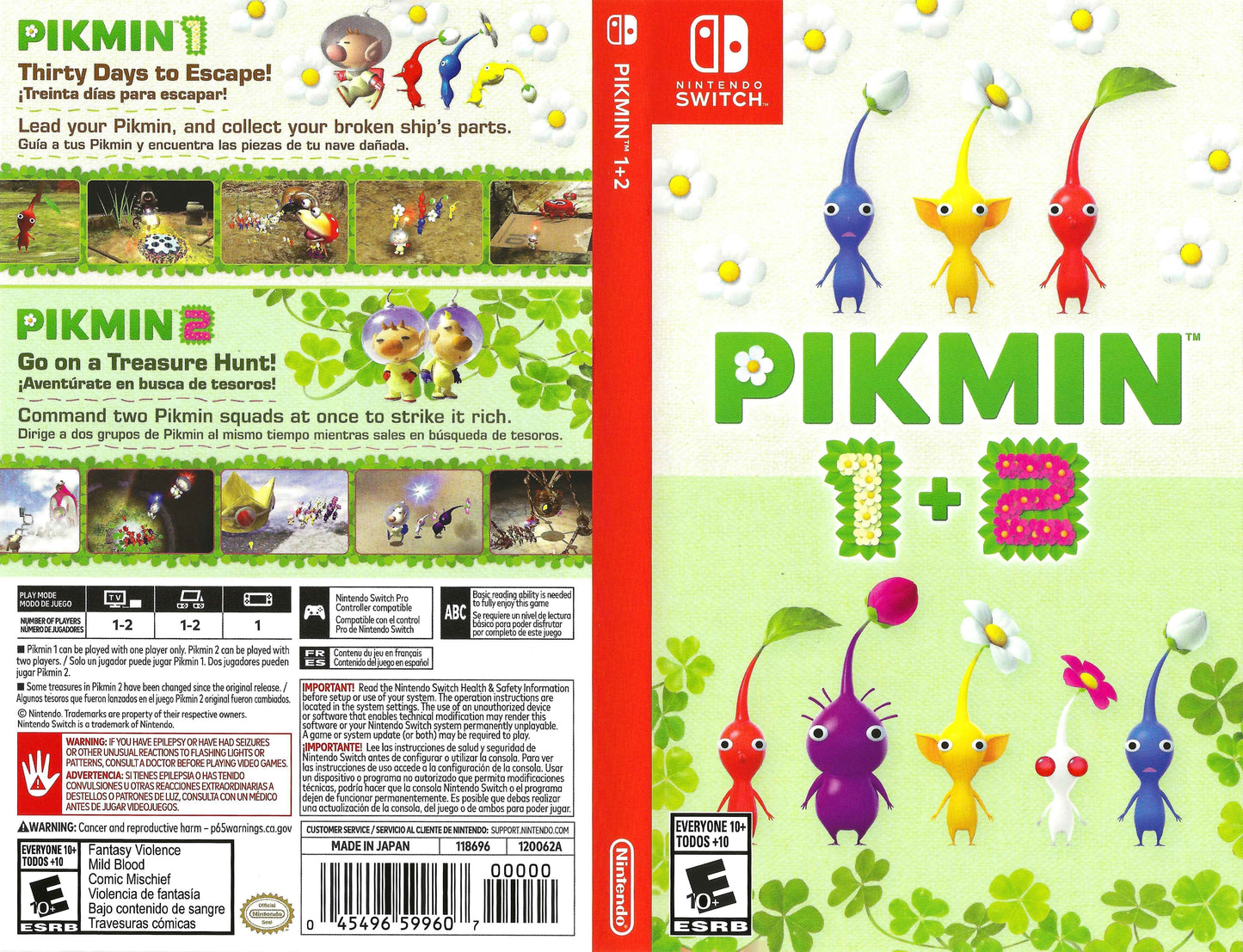 Pikmin 1+2 Cover Art - WOI Solutions
